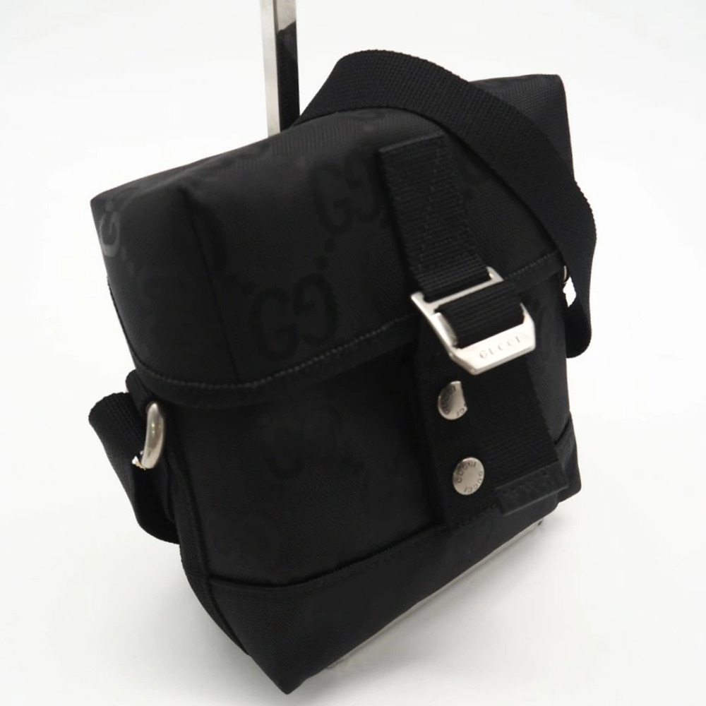 Gucci GG the Grid Shoulder Bag Black